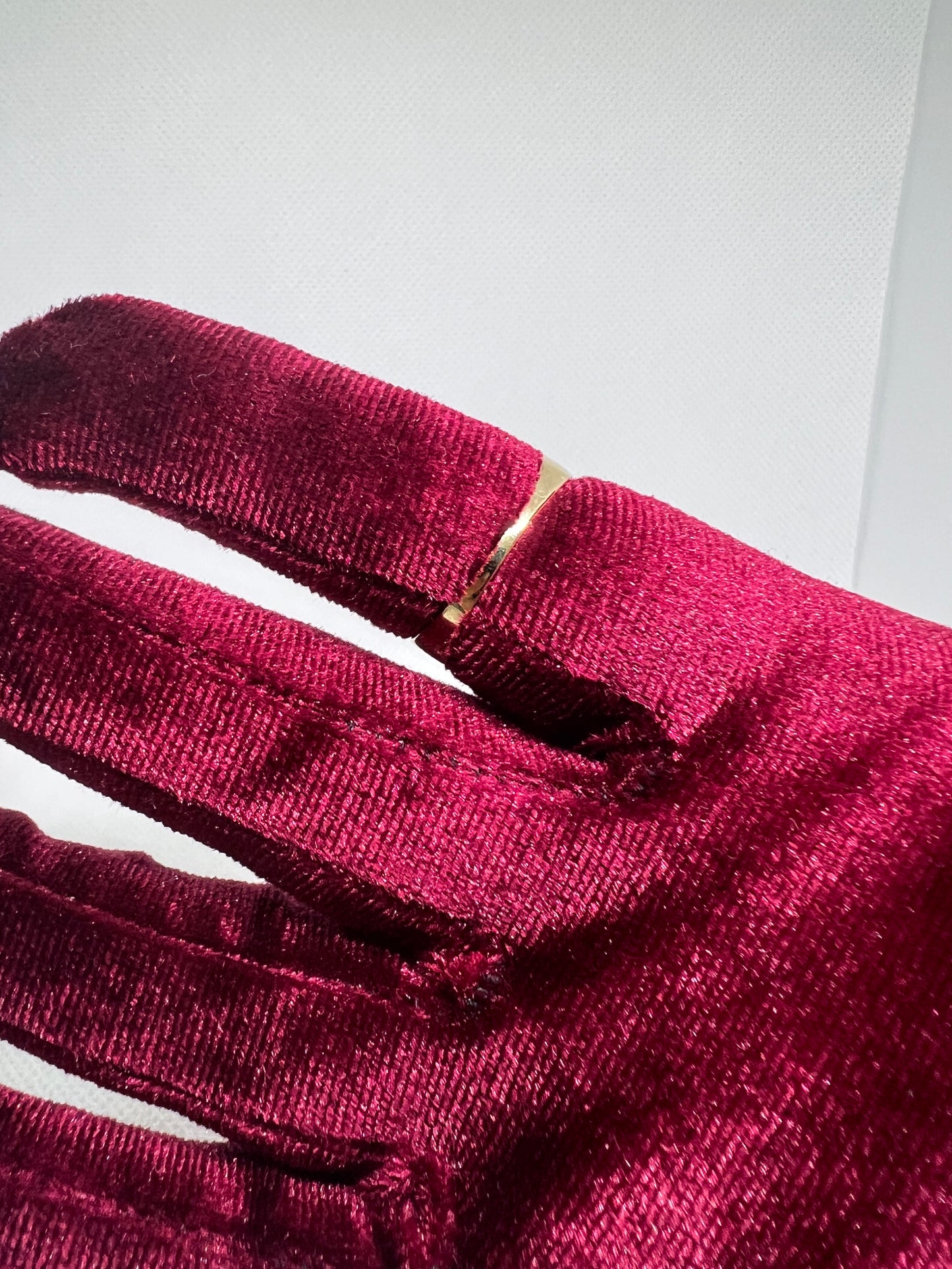10K Solid Gold Nugget Ring - Chain Included