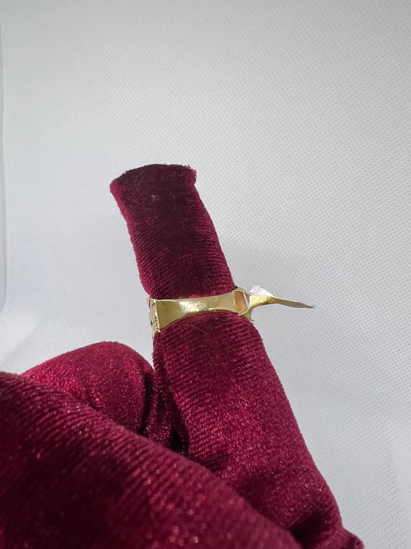 10K Solid Gold Nugget Ring