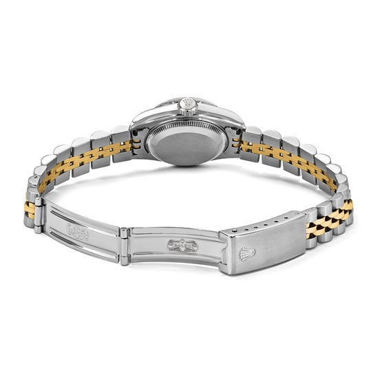 26mm Two Tone Datejust Champagne Diamond Dial Rolex (pre-owned)