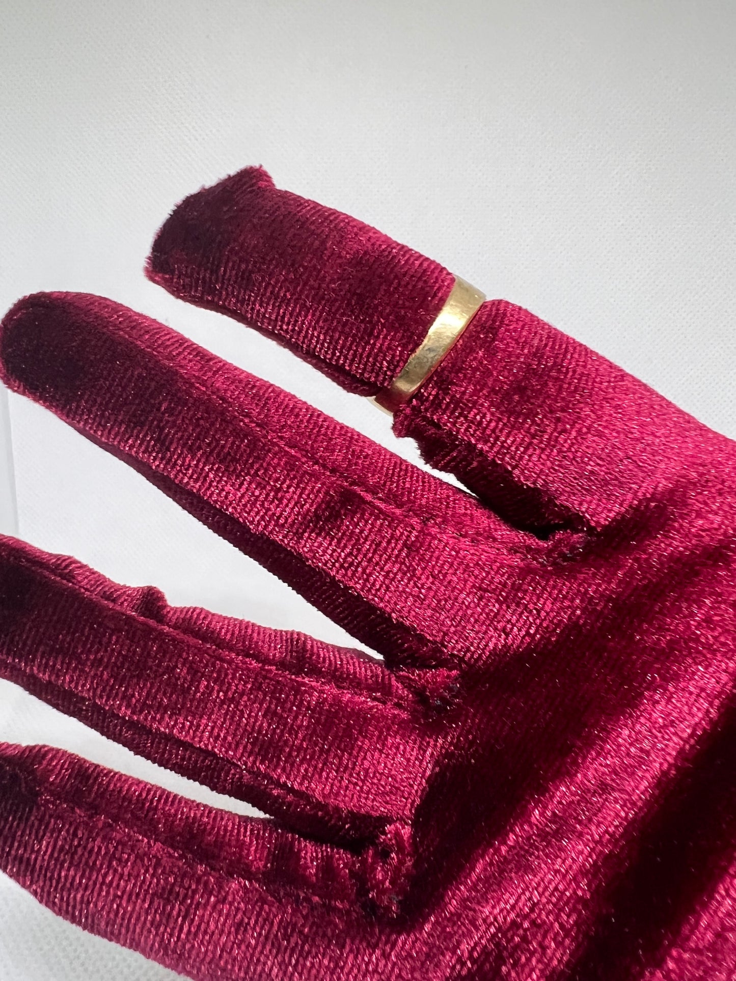 10K Solid Gold Nugget Ring - Chain Included