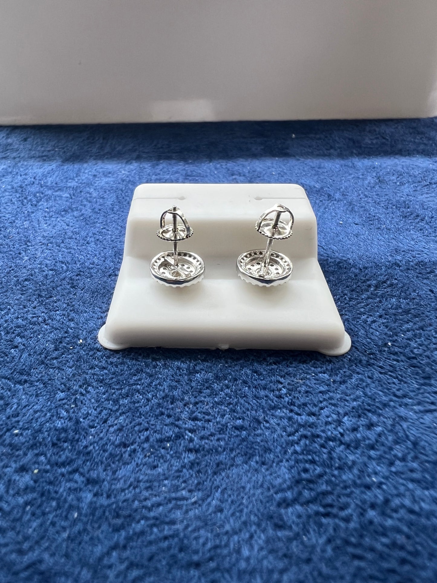 Circle Moissanite Earrings