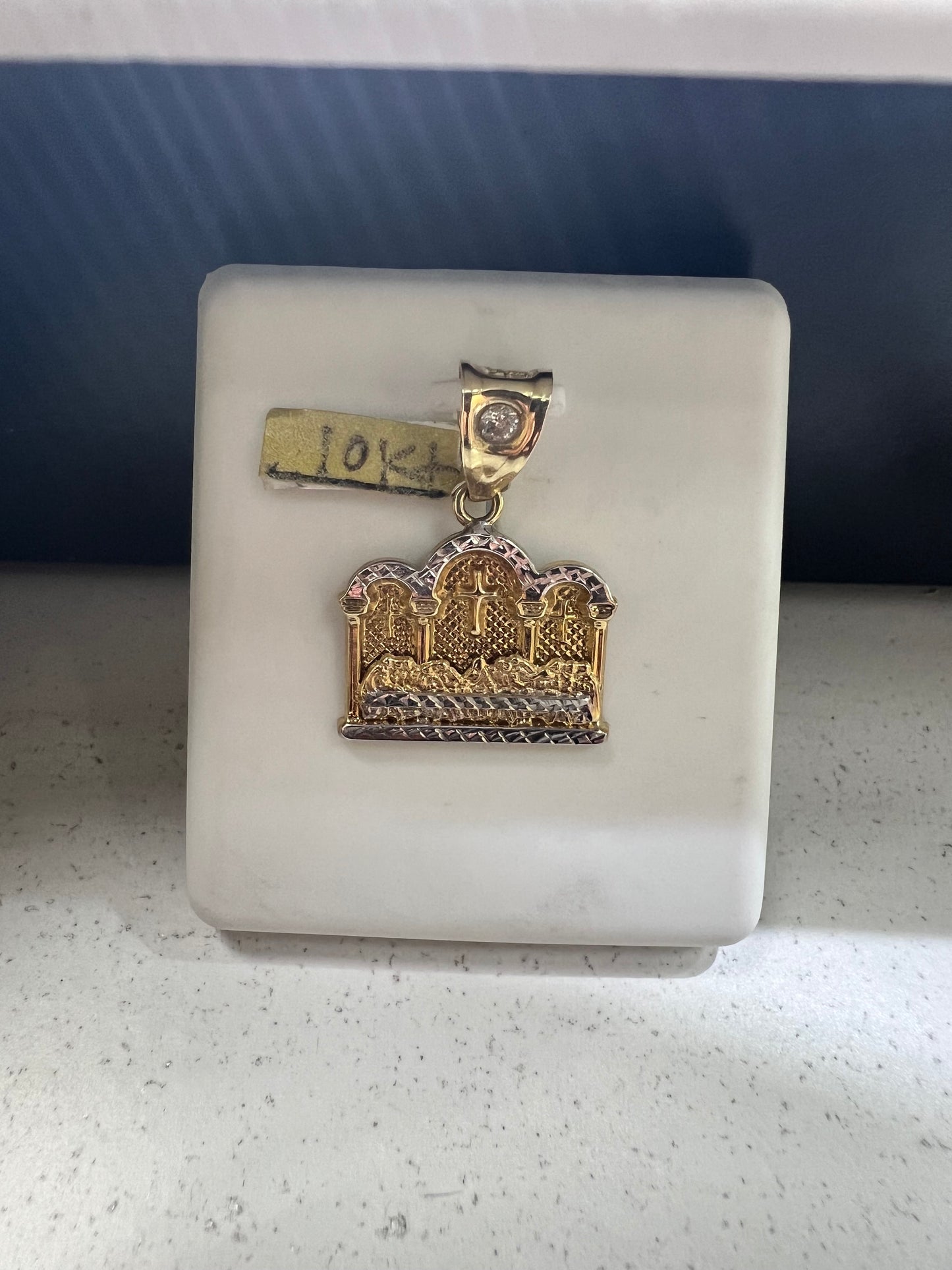 10K Gold Last Supper Pendant