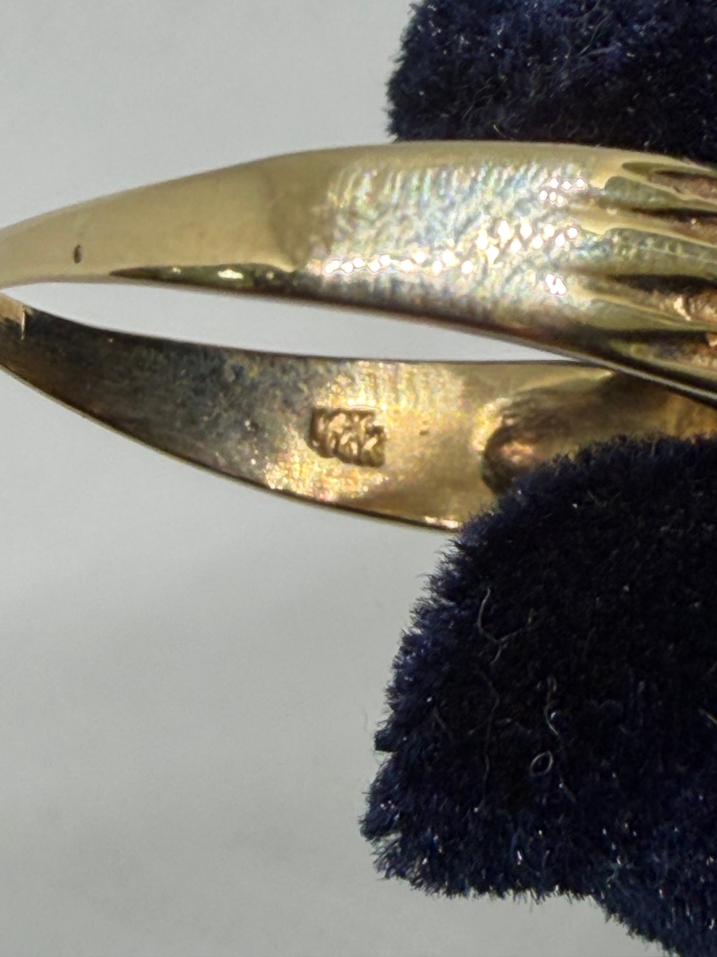 10K Solid Gold Nugget Ring - Size 11