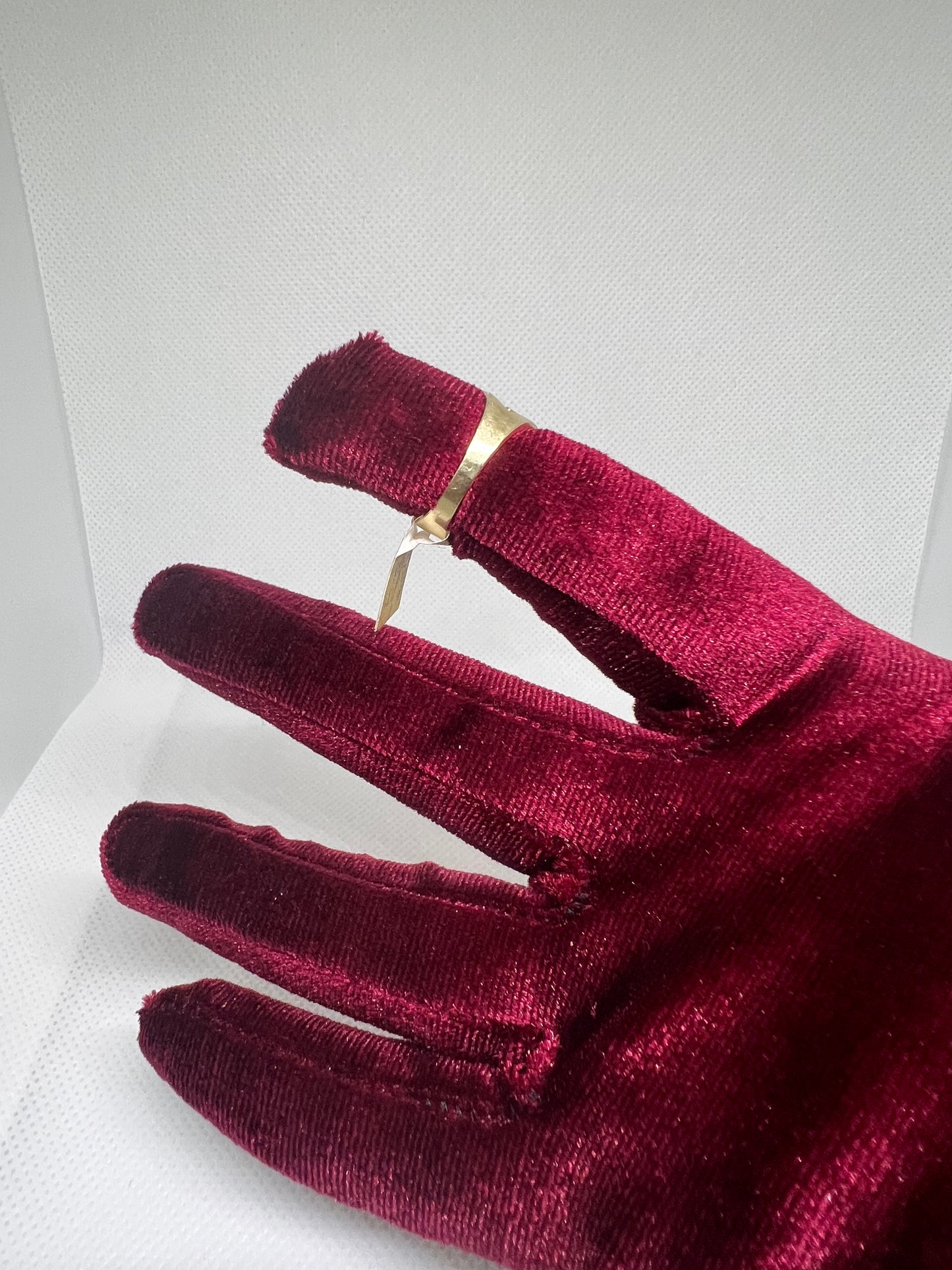 10K Solis Gold Nugget Ring - Chain Included