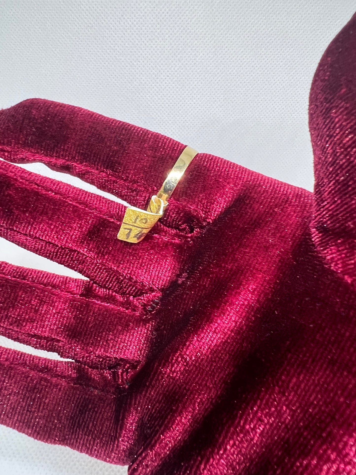10K Solid Gold Nugget Ring - Chain Included