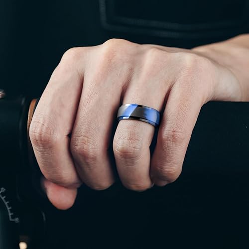 Navy Breathable Silicone Rings