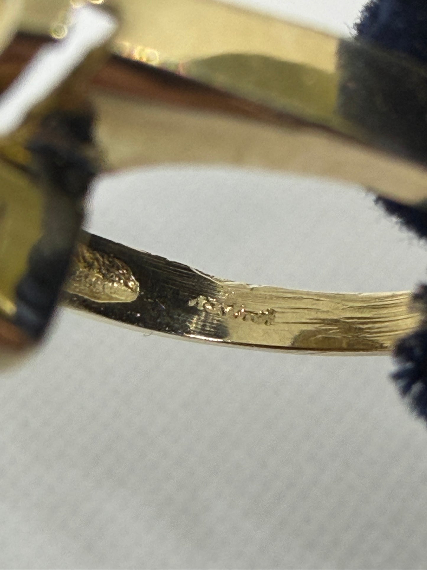 10k Gold Hamza Ring - Size 8.5