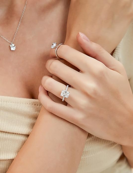Silver Radiant Promise Ring
