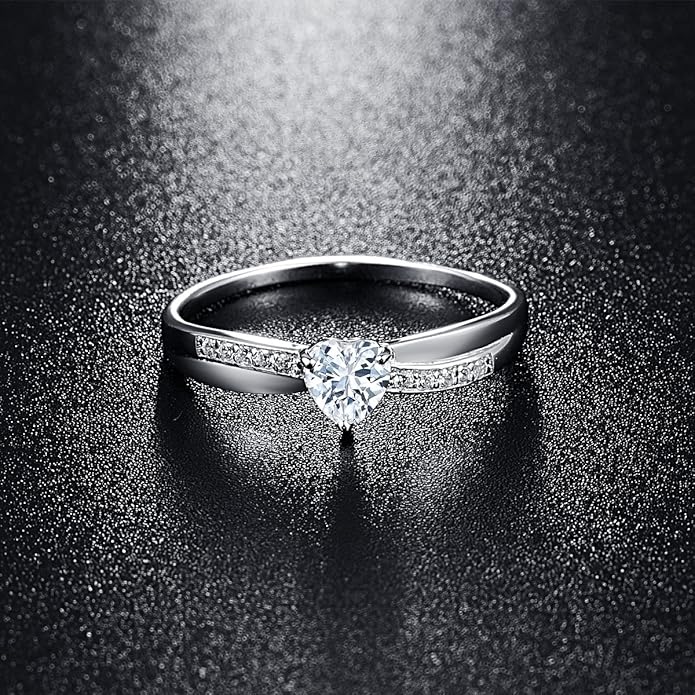 Silver Heart Promise Ring