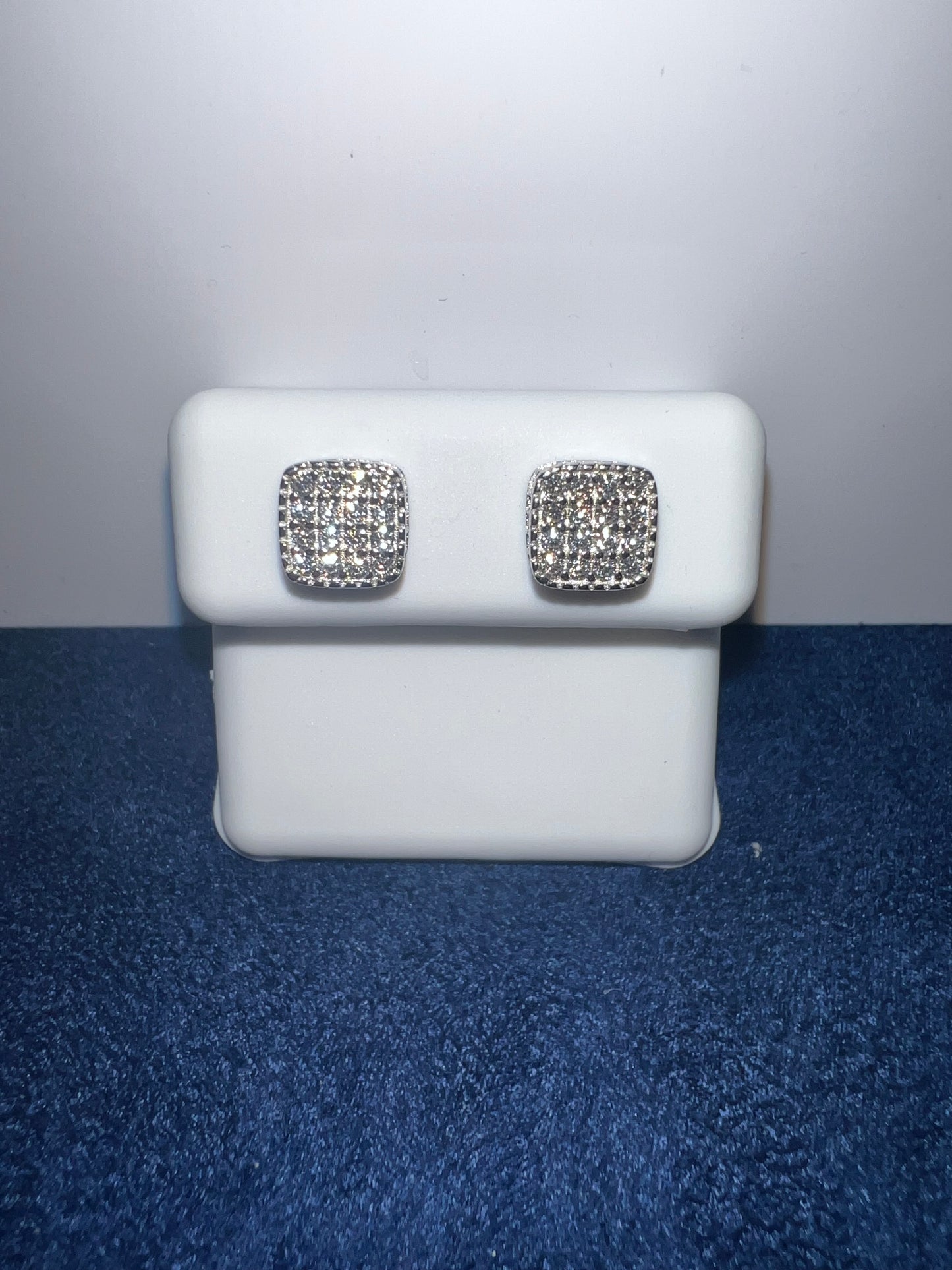 Square Moissanite Earrings