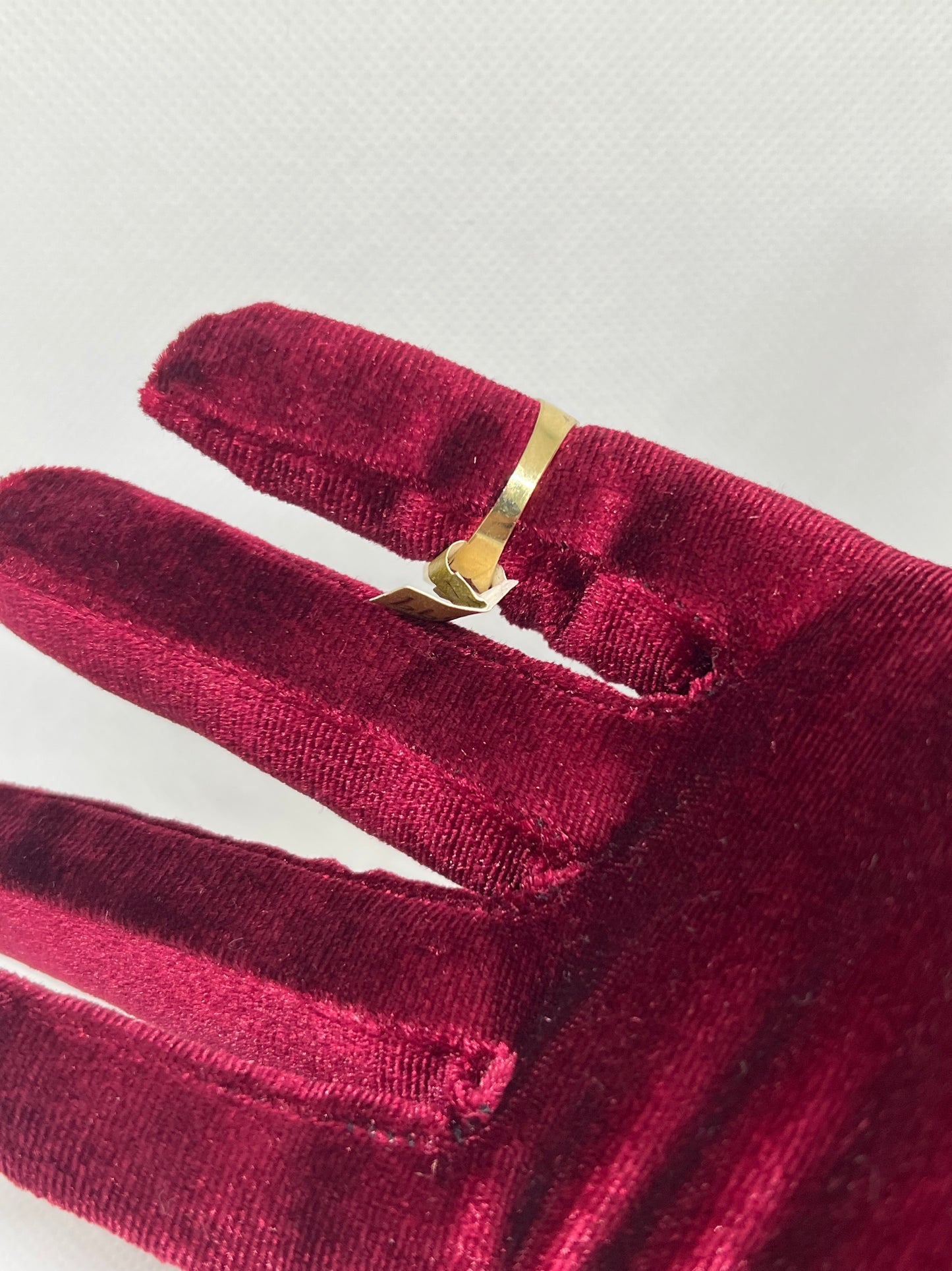 10K Solid Gold Boss Ring - Chain Included