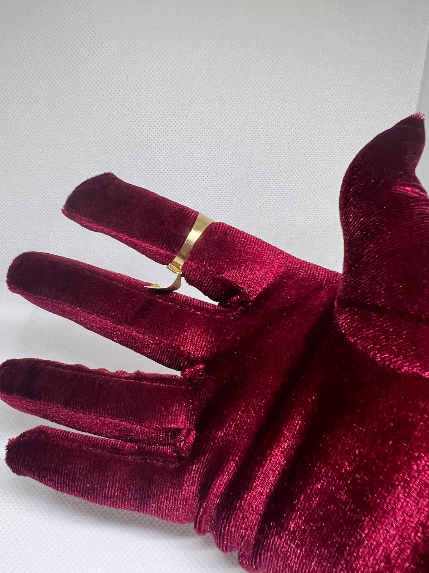 10K Solid Gold Nugget Ring - Chain Included