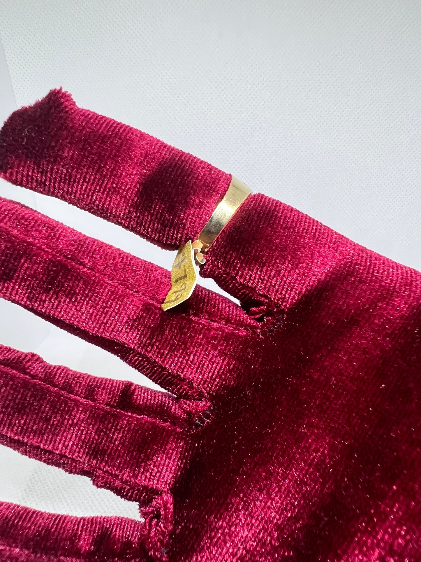 10K Solid Gold Nugget Ring - Chain Included