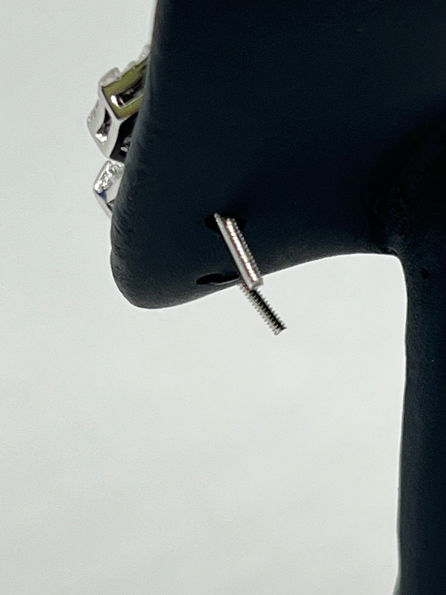 Sterling Silver Glacier Moissanite Earrings