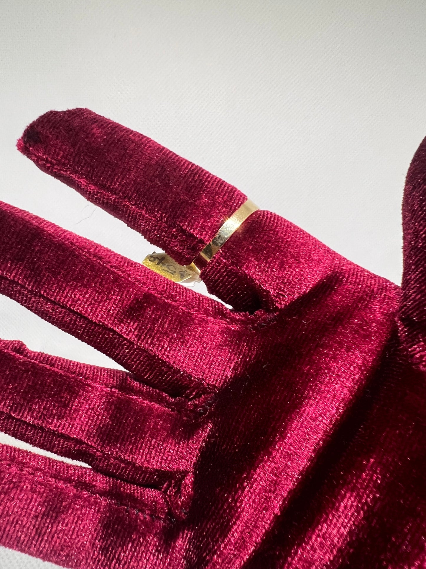 10K Solid Gold Nugget Ring - Chain Included