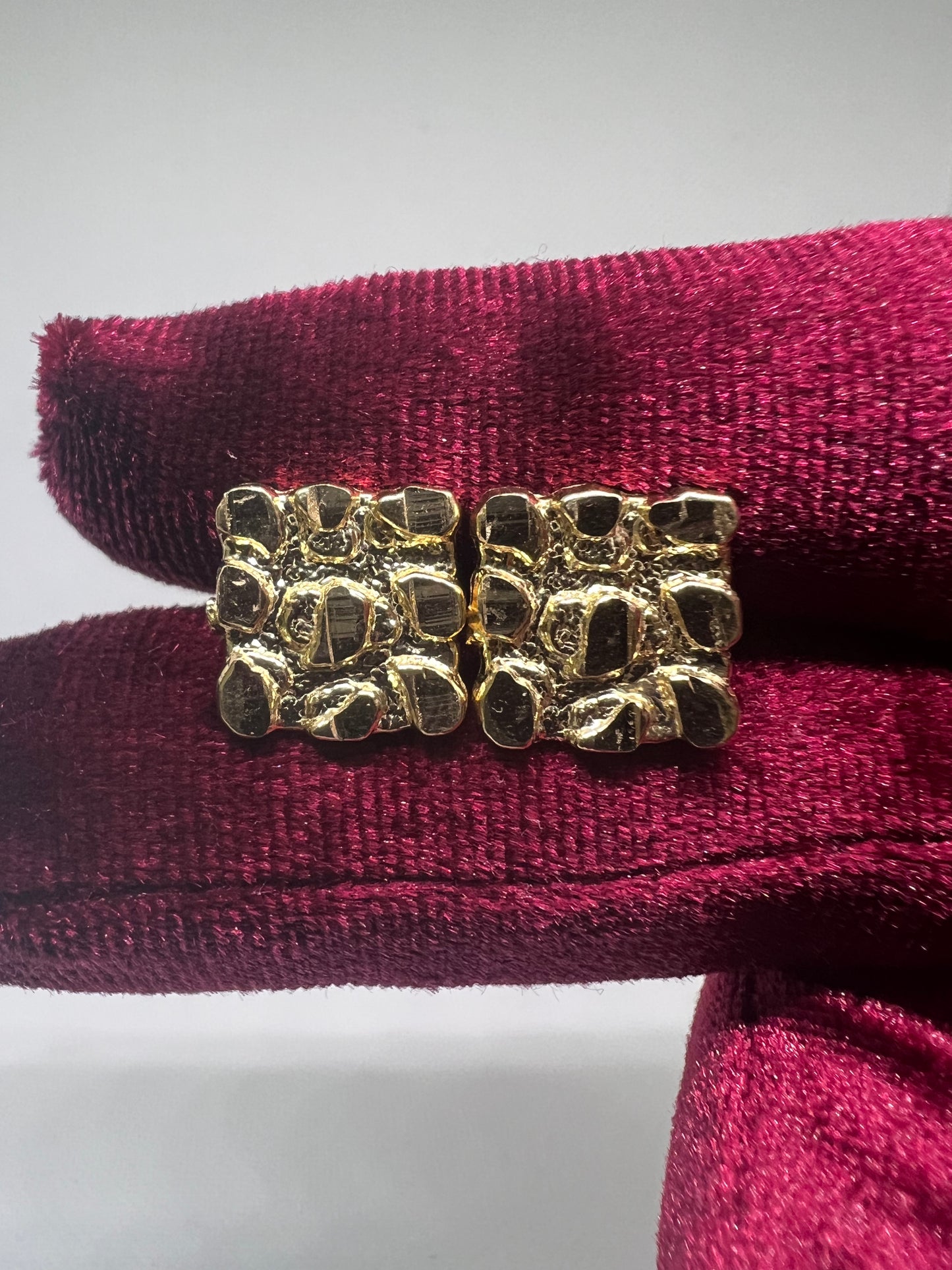 FLASH SALE ALL NUGGET EARRINGS 25% OFF - CHAIN INCLUDED