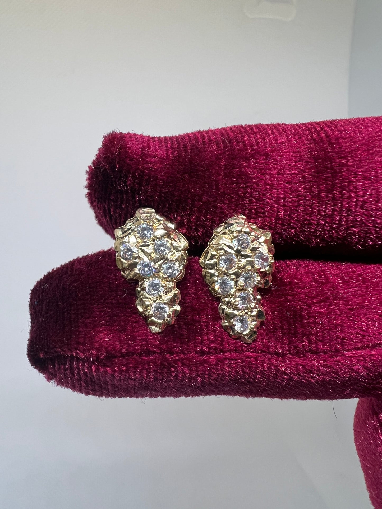 FLASH SALE ALL NUGGET EARRINGS 25% OFF - CHAIN INCLUDED