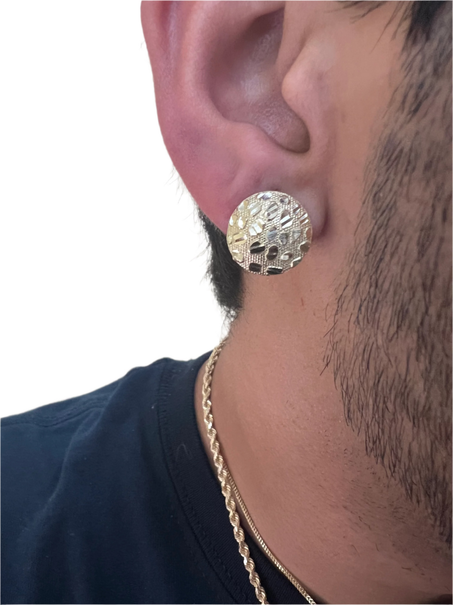 FLASH SALE ALL NUGGET EARRINGS 25% OFF - CHAIN INCLUDED