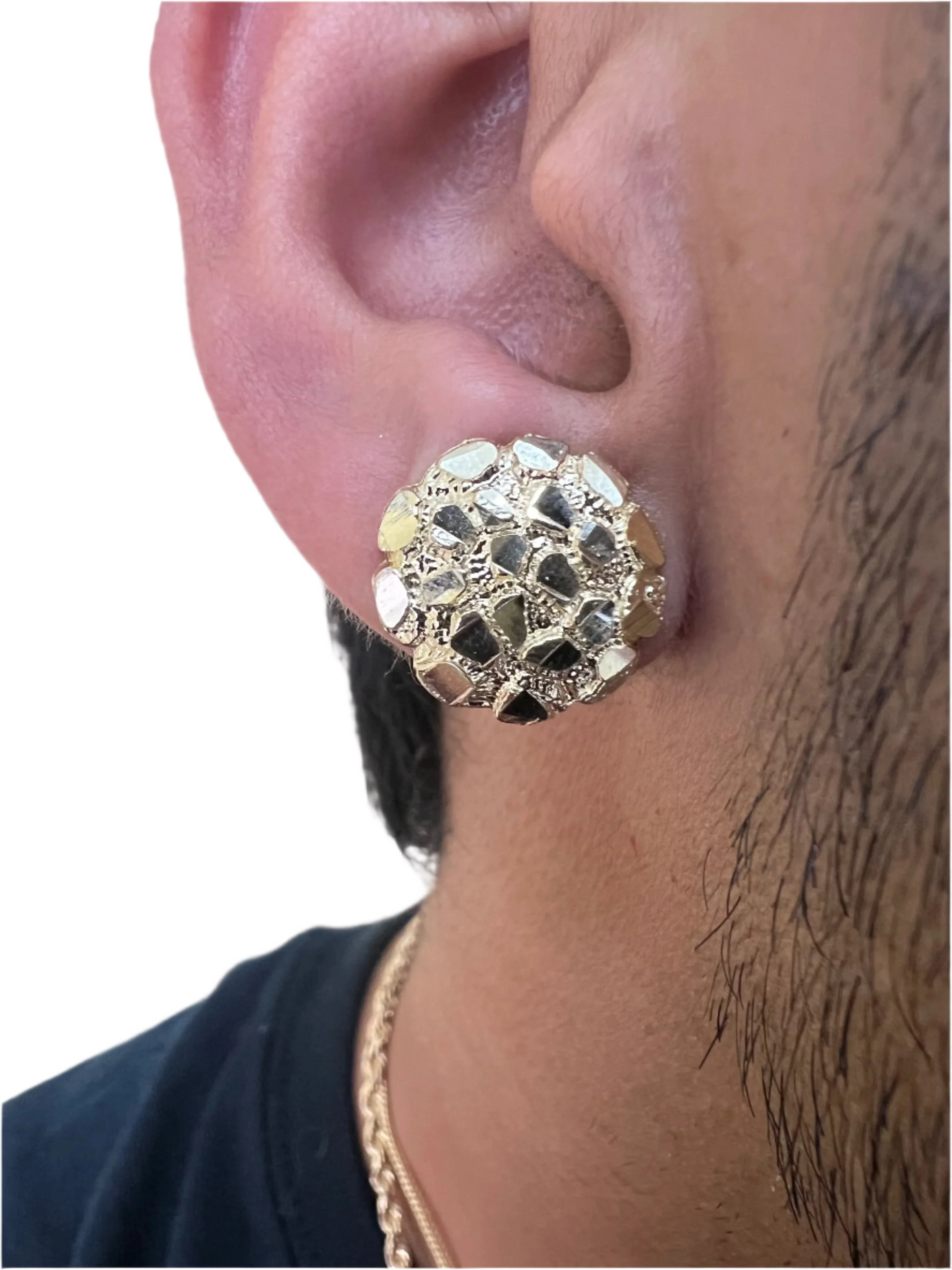 FLASH SALE ALL NUGGET EARRINGS 25% OFF - CHAIN INCLUDED