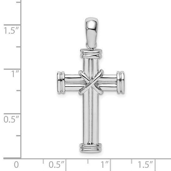 925 Sterling Silver De Ani Cross Pendant