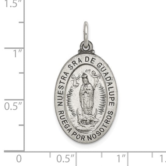 925 Sterling Silver Mother Mary Pendant