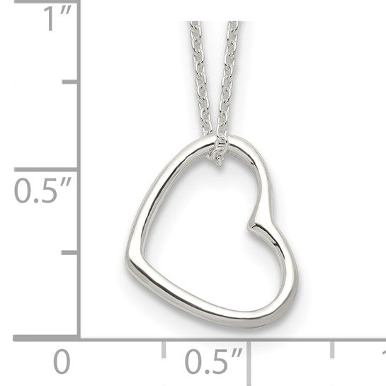 925 Sterling Silver Heart Pendant