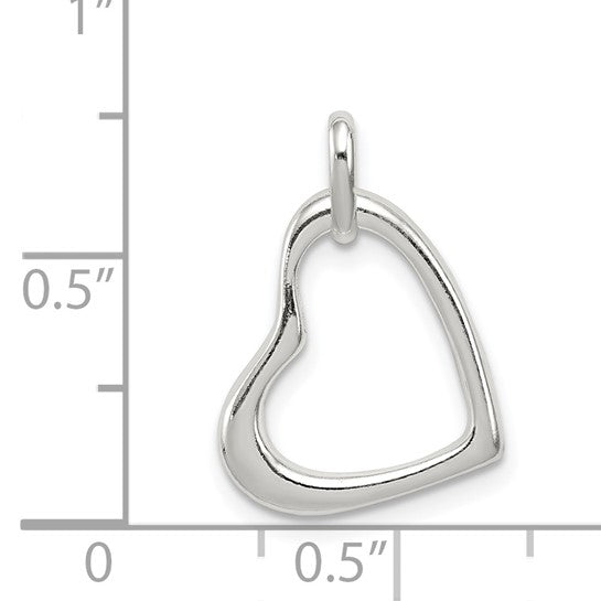 925 Sterling Silver Heart Pendant