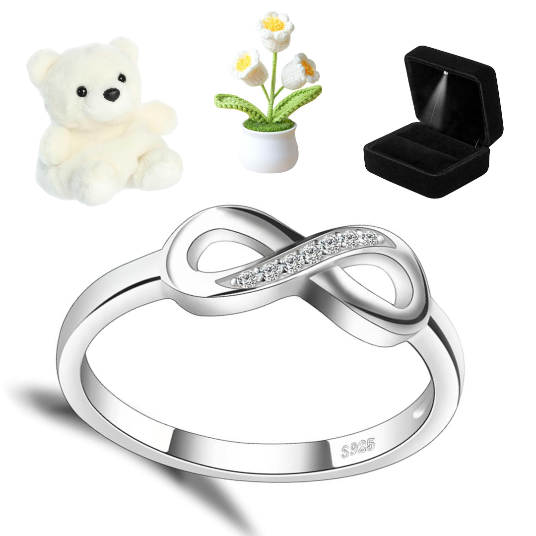 Silver Infinity Promise Ring