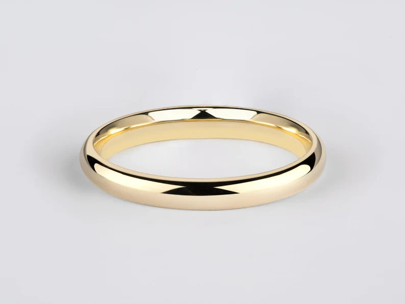 10K Yellow Gold 3MM Wedding Band