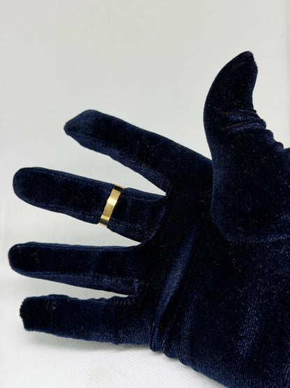 10K Solid Gold Glacier Stone Ring - Size 11