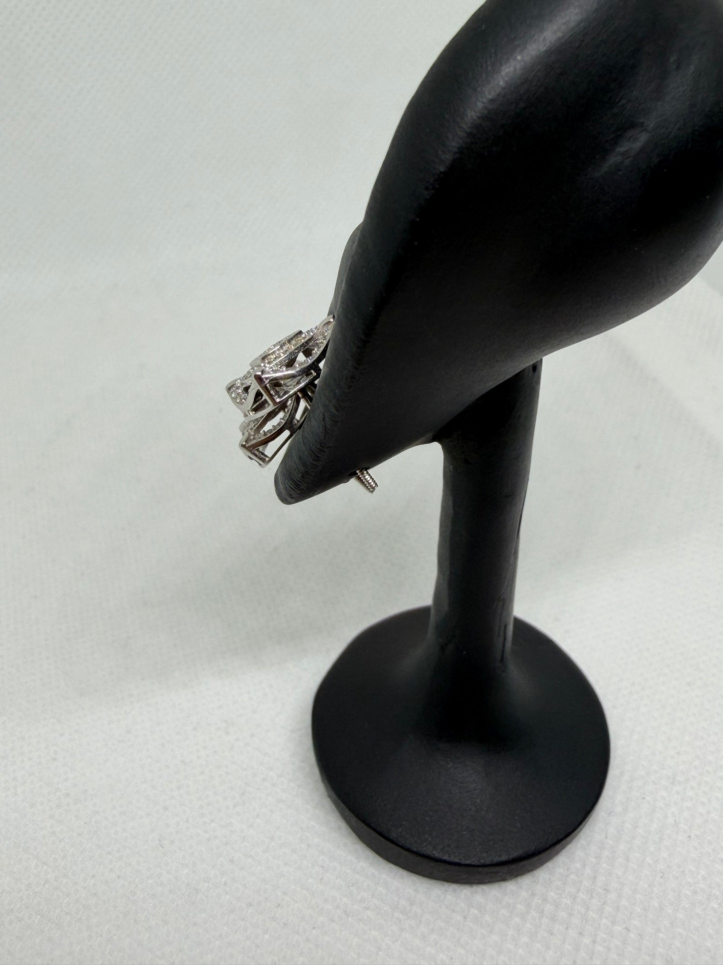 Sterling Silver Moissanite Earrings