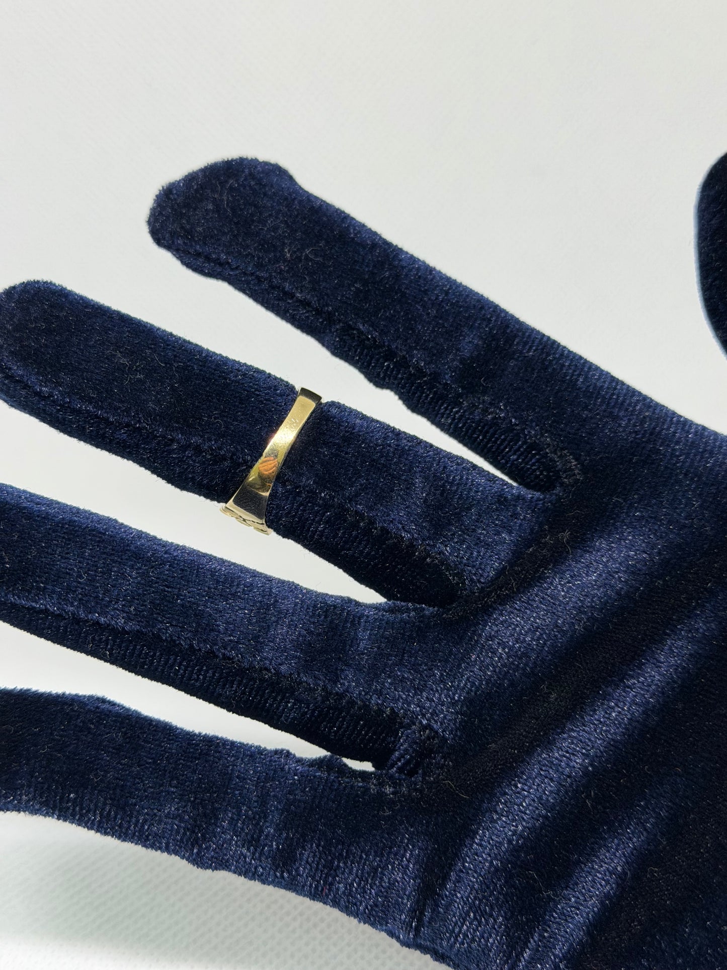 10K Solid Gold Nugget Ring - Size 7