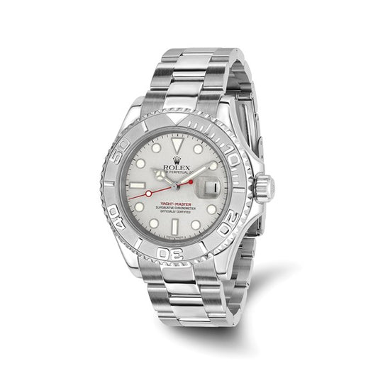 40mm Yachtmaster Silver Dial Rolex (pre-owned)