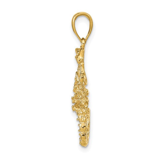 10K Scorpion Pendant Charm