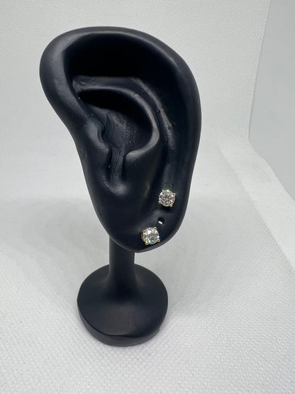 14K Yellow Gold .5 Ct Lab Grown Diamond Earrings - IGI CERTIFIED