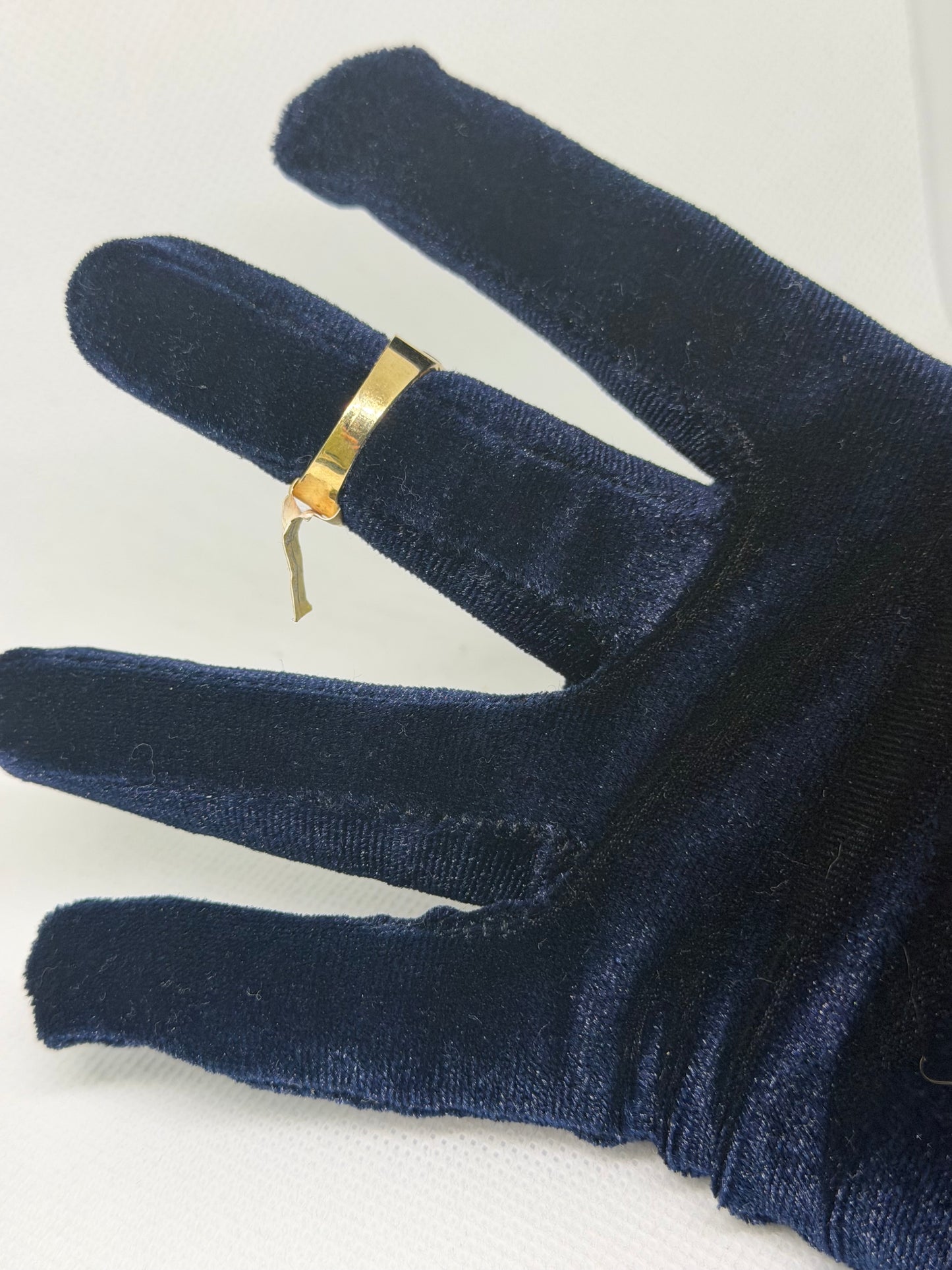 10K Solid Gold Nugget Ring - Size 9