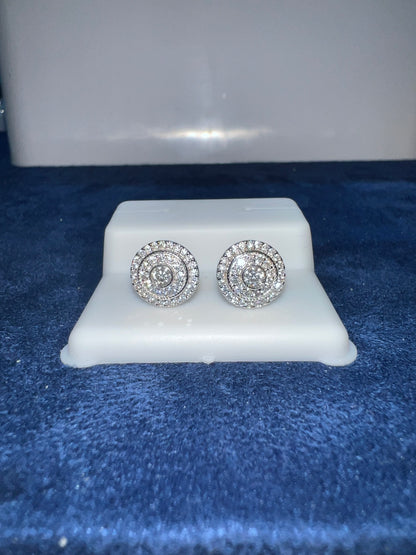 Round Moissanite Earrings