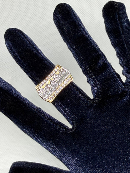 10K Solid Gold Last Supper Ring - Size 10.5