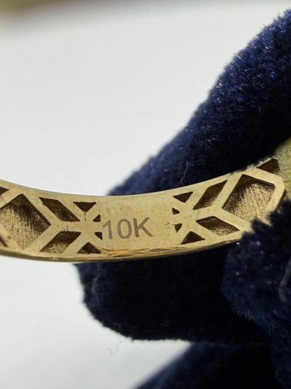 10K Solid Gold Anchor Ring - Size 11.5