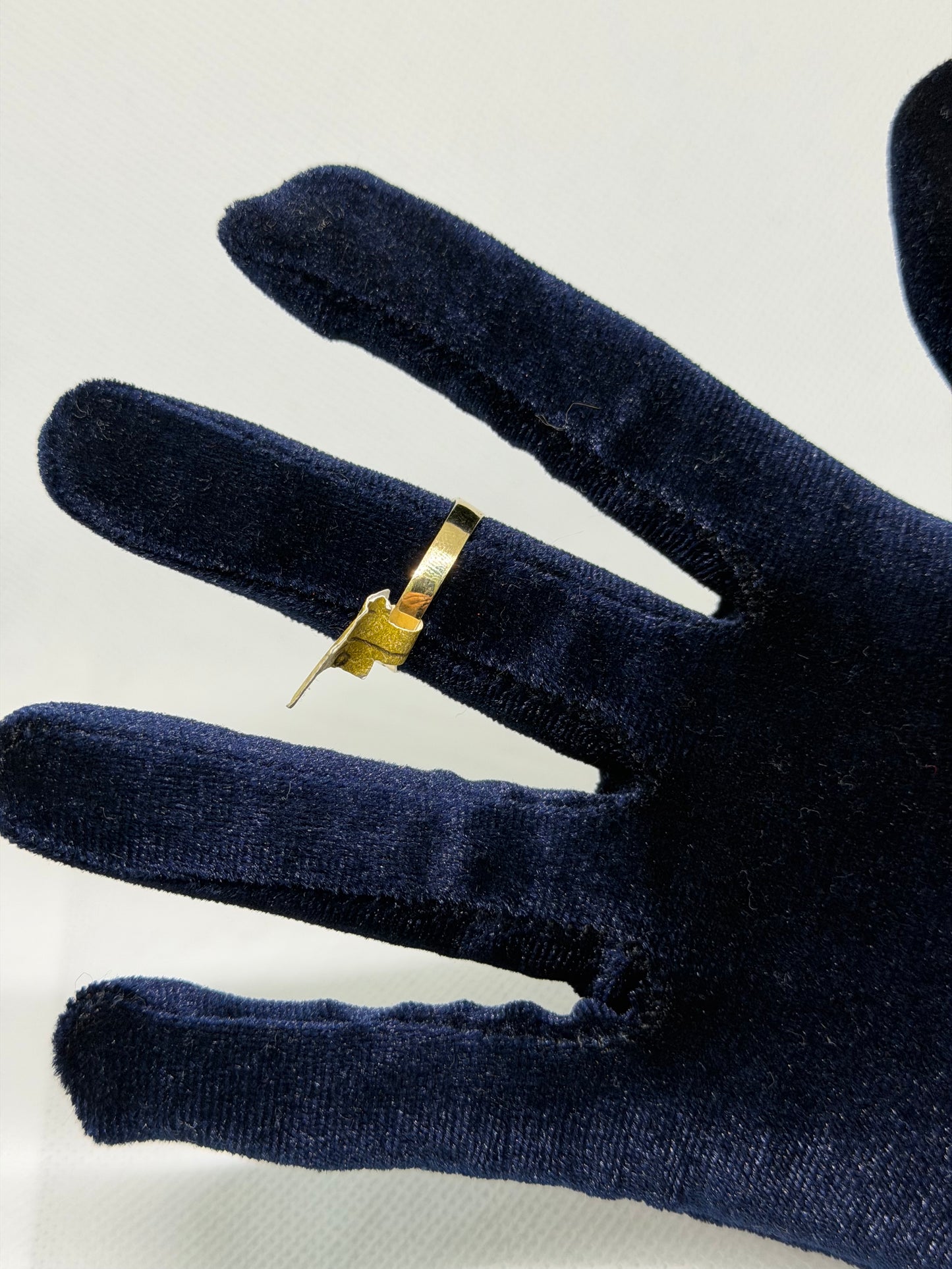 10K Solid Gold Nugget Ring - Size 10