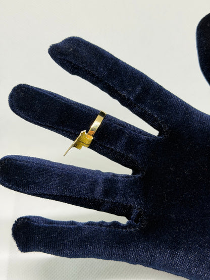 10K Solid Gold Nugget Ring - Size 10