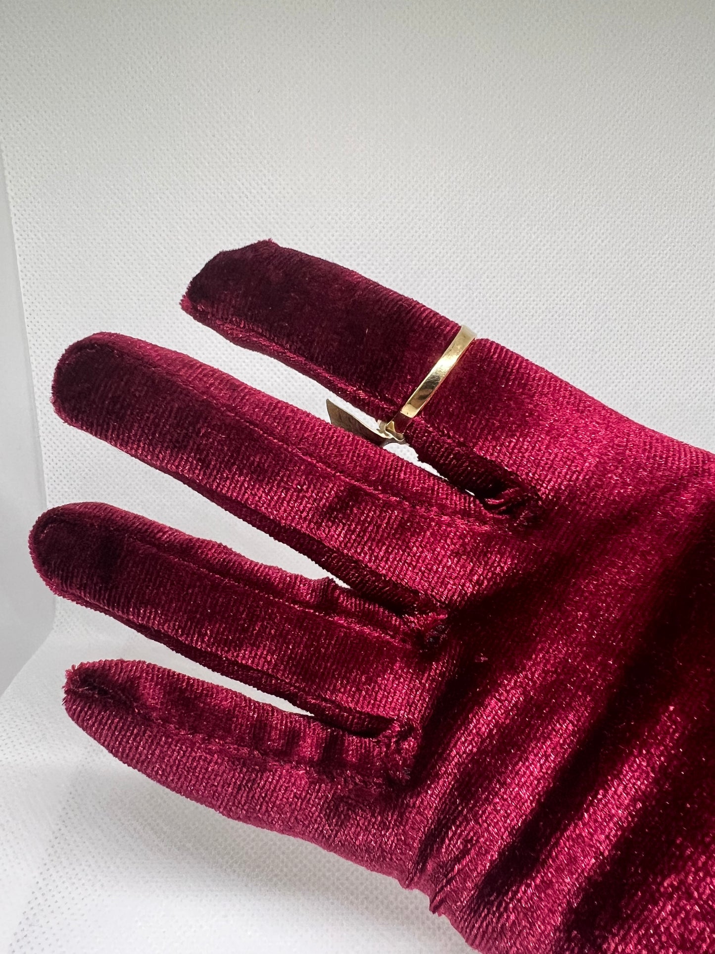 10K Solid Gold Nugget Ring - Chain Included