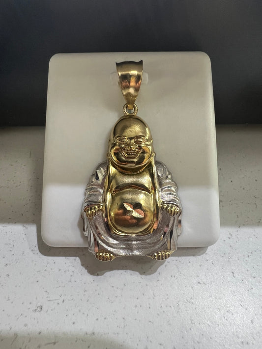 10K Gold Buddha Pendant