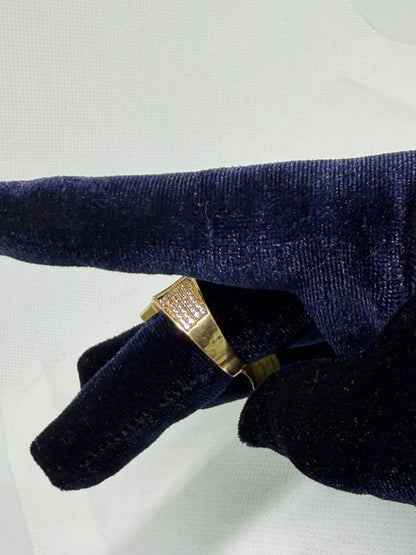 10K Solid Gold Glacier Star Ring - Size 10