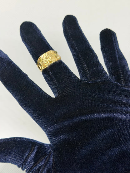 10K Solid Gold Nugget Earring - Size 9