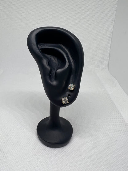 14K Yellow Gold .5 Ct Lab Grown Diamond Earrings - IGI CERTIFIED