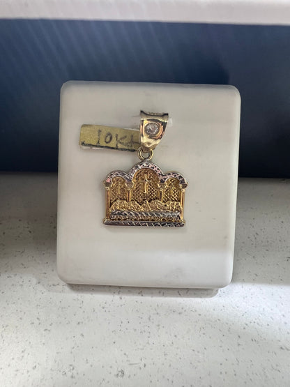10K Gold Last Supper Pendant