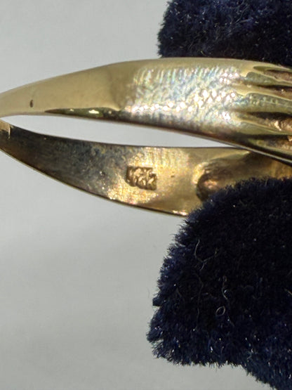 10K Solid Gold Nugget Ring - Size 11