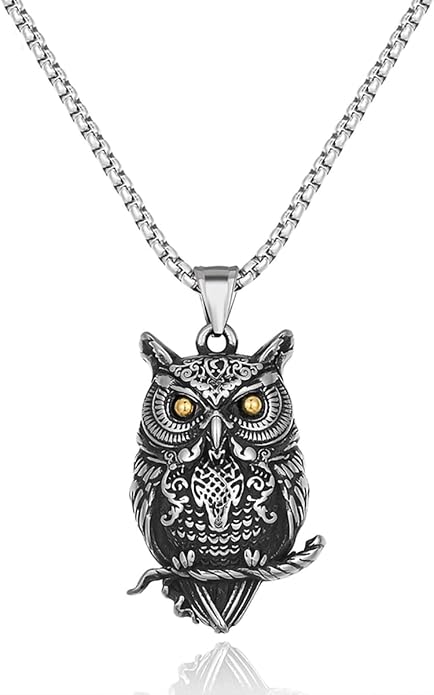 Owl Pendant in Silver