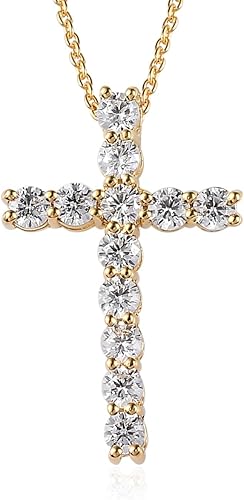 925 Sterling Silver CZ Cross Pendant